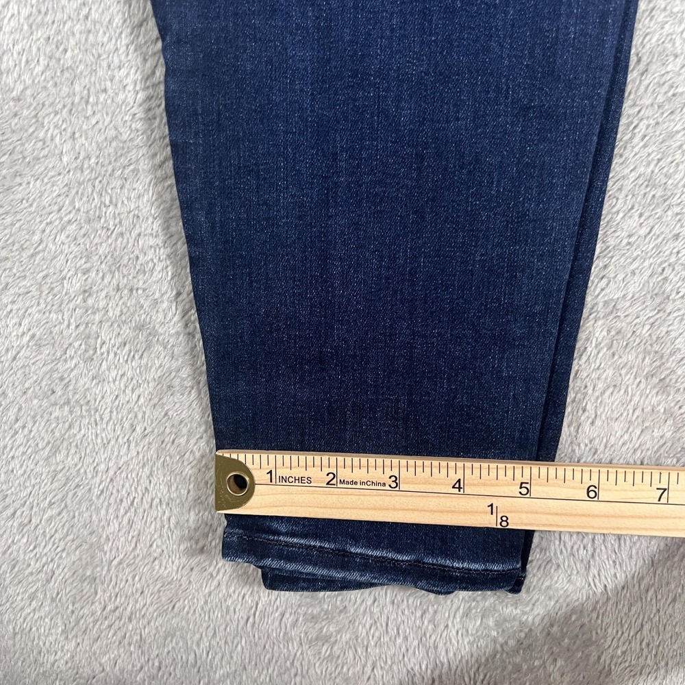 Mother Jeans Womens 27 Blue Dark Wash Skinny Stretch Denim Mid Rise Classic - Picture 10 of 11